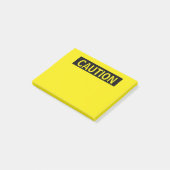 Voorzichtigheid Post-it® Notes (Schuin)