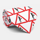 Voorzichtigheid Prostitute (Attenzione Prostitute) Stropdas (Opgerold)