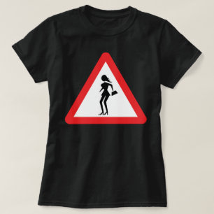 Voorzichtigheid Prostitute (Attenzione Prostitute) T-shirt