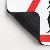 Voorzichtigheid Prostitute Road Traffic Sign Muismat (Hoek)