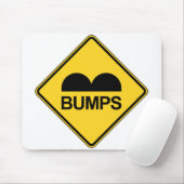 Voorzichtigheid snelheden blokkeren Funny Traffic Muismat (Met muis)