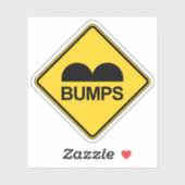 Voorzichtigheid snelheden blokkeren Funny Traffic  Sticker (Vel)