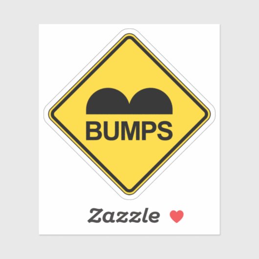 Voorzichtigheid snelheden blokkeren Funny Traffic  Sticker (Vel)