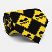 Voorzichtigheid snelheden blokkeren Funny Traffic  Stropdas (Opgerold)