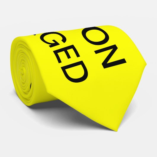 VOORZICHTIGHEID STROPDAS (Opgerold)