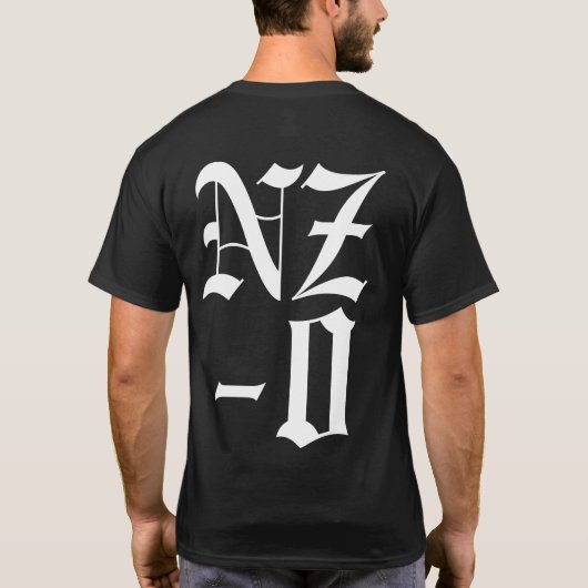 Voorzichtigheid T-shirt (Achterkant)