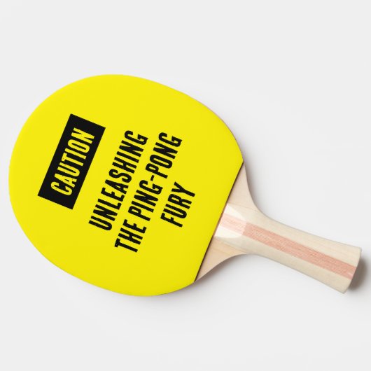 Voorzichtigheid Tafeltennisbatje (Zijkant)