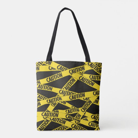 Voorzichtigheid Tote Bag (Achterkant)
