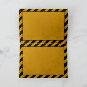 VOORZICHTIGHEID: Verjaardag vooruit Kaart (Binnen)