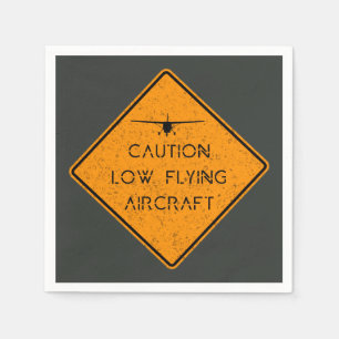 Voorzichtigheid ✈️ Vliegtuig met laag vliegveld Servet