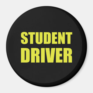 Voorzichtigheid voor Student Driver Magneet