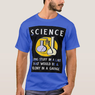 Voorzichtigheid wetenschap in 2003 t-shirt