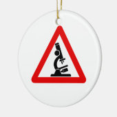Voorzichtigheid: WETENSCHAP! Keramisch Ornament (Links)
