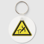 Voorzichtigheidsgreep voetgangersbord sleutelhanger (Voorkant)