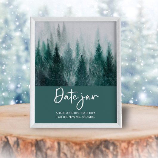 Voorzie nachtelijke ideeën. Datum jar bruids spel Poster