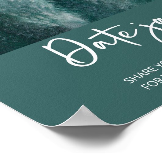 Voorzie nachtelijke ideeën. Datum jar bruids spel Poster (Hoek)