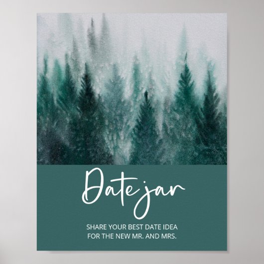 Voorzie nachtelijke ideeën. Datum jar bruids spel Poster (Voorkant)