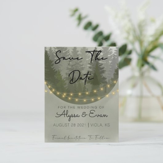 Voorzie sparen de Datum Kaart (Staand voorkant)