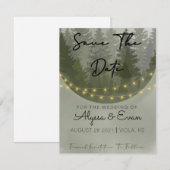 Voorzie sparen de Datum Kaart (Voorkant / Achterkant)