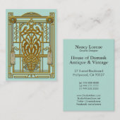 VOORZIENING: HOLLYWOOD REGENCY VISITEKAARTJE (Voorkant / Achterkant)