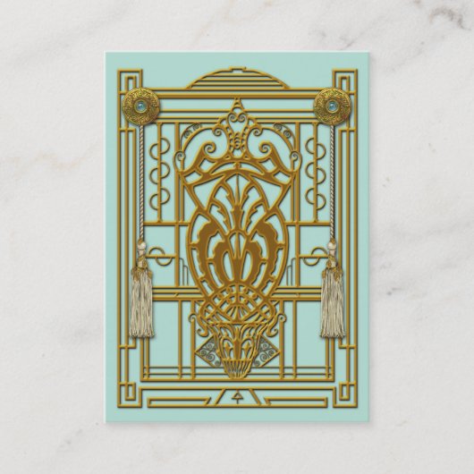 VOORZIENING: HOLLYWOOD REGENCY VISITEKAARTJE (Voorkant)