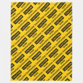 VOORZIENING IN DE Bouw van Mannen op het werk Fleece Deken (Voorkant)