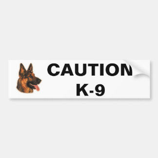 VOORZIENING K-9 BUMPERSTICKER