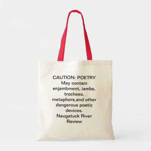 VOORZIENING: POETRY-tas Tote Bag (Voorkant)