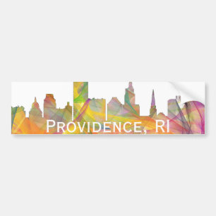 VOORZIENING, RHODE ISLAND SKYLINE WB1 BUMPERSTICKER
