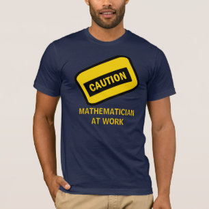 VOORZIENING: wiskundige op het werk T-shirt