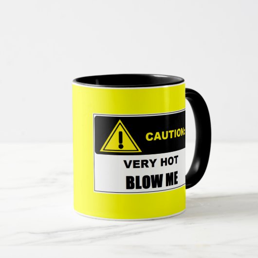 VOORZIENING: ZEER HOT Blow ME Mok (Voorkant rechts)