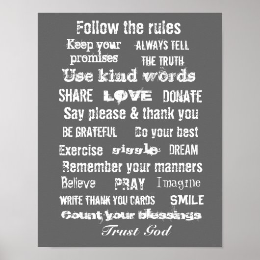 Voorzieningen voor het gezin poster (Voorkant)