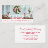 Voorzieningsevenement speciale partij visitekaartje (Voorkant / Achterkant)