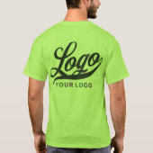 Voorzijde +Achterdruk. Zakelijke logo Limoen Manne T-shirt (Achterkant)