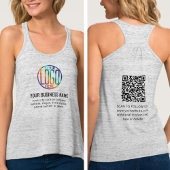 Voorzijde Achterzijde Custom Printed Business Logo Tanktop