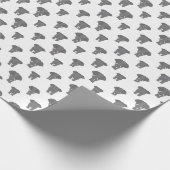 Voorzijde en achterzijde Elephant Pattern African  Cadeaupapier (Hoek)