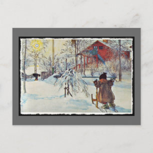 Voorzijde en washuis briefkaart