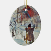 Voorzijde en washuis keramisch ornament (Rechts)