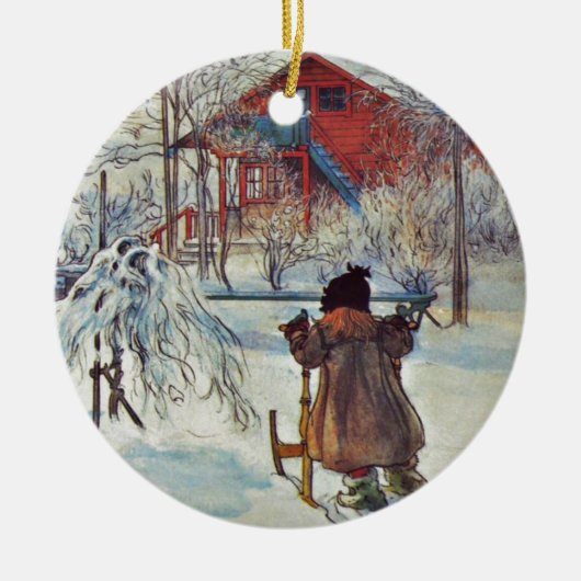 Voorzijde en washuis keramisch ornament (Voorkant)