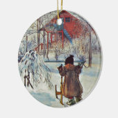 Voorzijde en washuis keramisch ornament (Links)