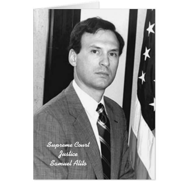 Voorzijde: Justice Samuel Alito (Voorkant)