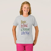 Voorzijde - Magisch Horace Quote Kinder T-shirt (Voorkant volledig)