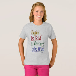 Voorzijde - Magisch Horace Quote Kinder T-shirt