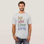 Voorzijde - Magisch Horace Quote Unisex T-shirt (Voorkant volledig)