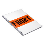 Voorzijde Notitieboek (Rechterzijde)