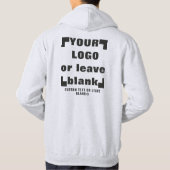 Voorzijde +optioneel Achterzijde, Zakelijke logo L Hoodie (Achterkant)