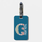 Voorzijde Royal Virginia Retro Beer Bagagelabel (Achterkant verticaal)