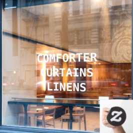 Voorzijde services voor het aanpassen van droog raamsticker