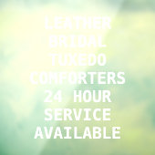 Voorzijde services voor het aanpassen van droog raamsticker (Vel 3)