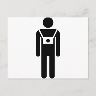 Voorzijde symbool fotograaf briefkaart